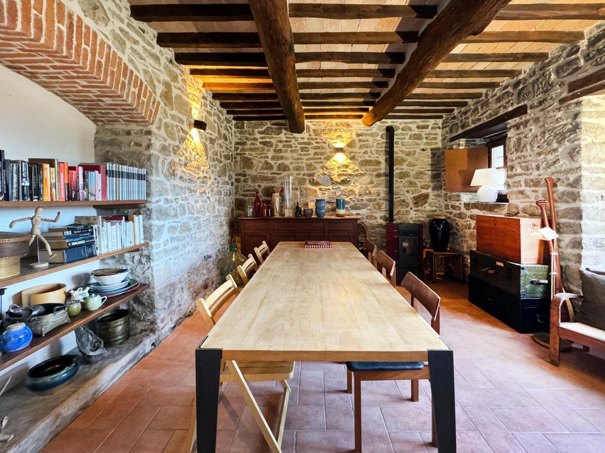 Caprese Michelangelo Bio Agriturismo Il Vigno מראה חיצוני תמונה